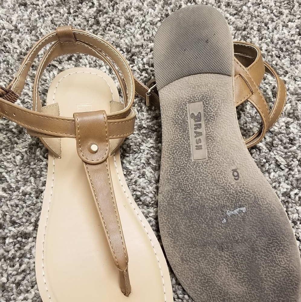 Tan sandals